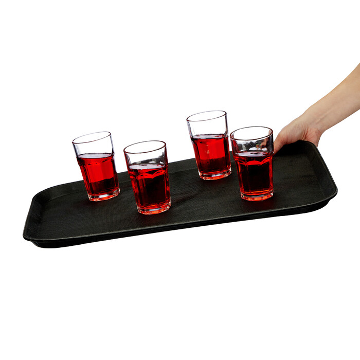 Relaxdays 2er Set Serviertablett 56 x 41 cm