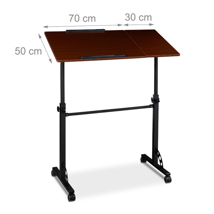 Relaxdays Laptoptisch groß Premium XXL