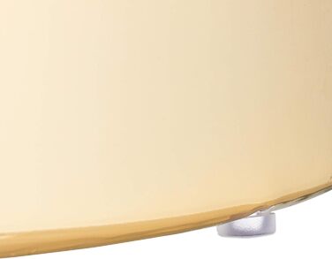Relaxdays runder Samthocker mit Stauraum, elegant, H41,5 x D37 cm, blau/Gold
