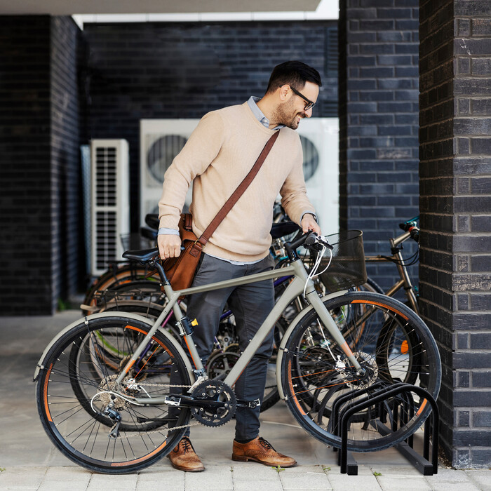 Relaxdays Fahrradständer für 5 Fahrräder