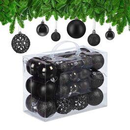 Relaxdays Weihnachtskugeln im 50er Set
