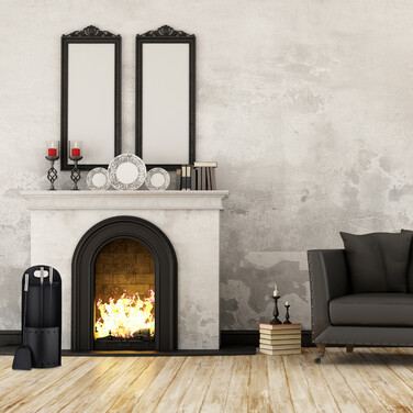 Relaxdays Kaminbesteck modern 4-teilig