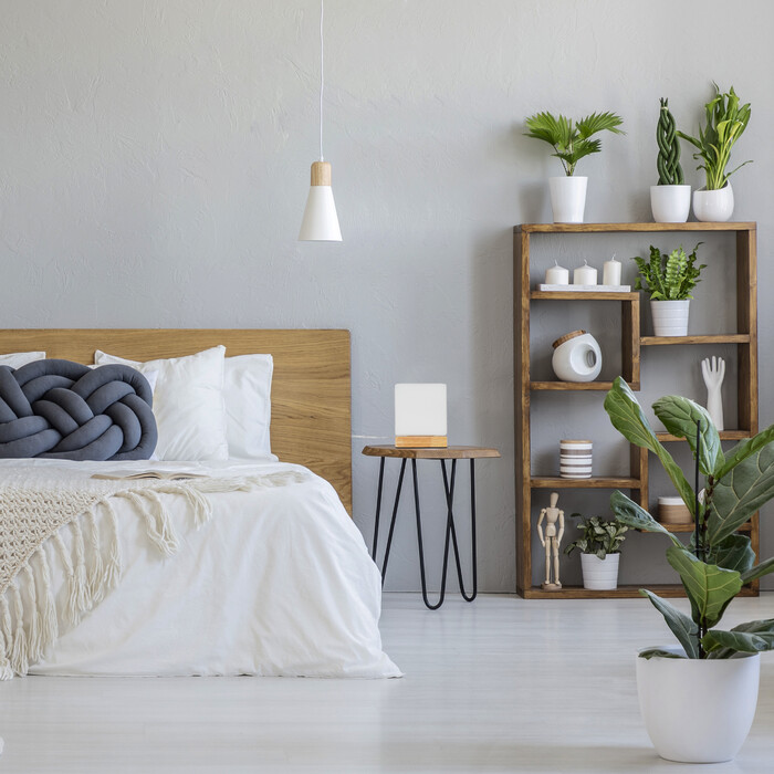 Relaxdays Tischlampe aus Milchglas
