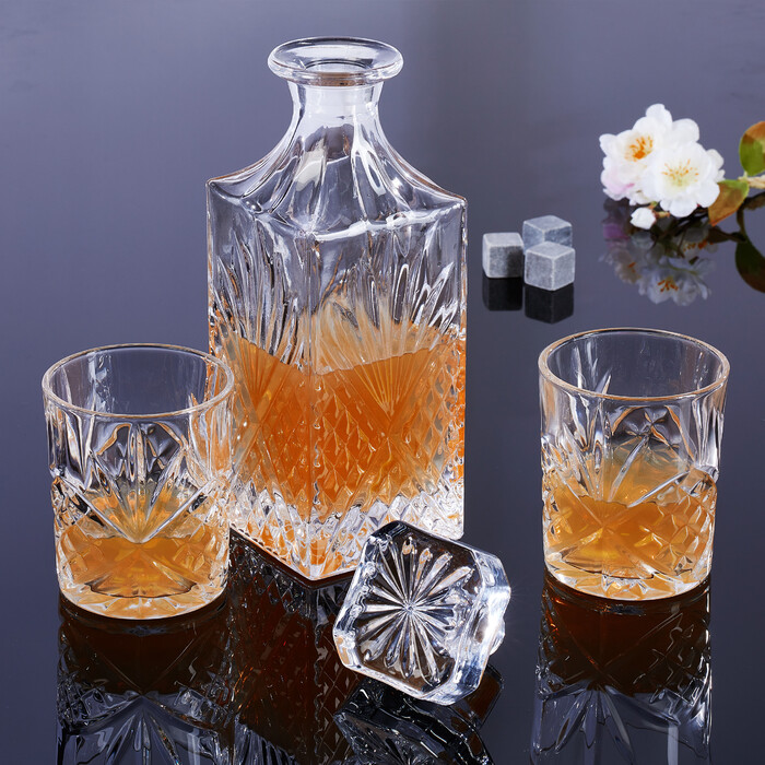 Relaxdays 5-teiliges Whisky Set