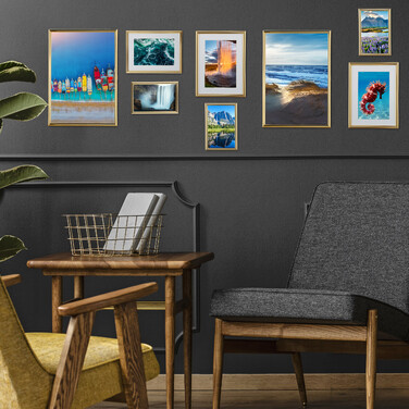 Relaxdays Bilderrahmen 2er Set 10 x 15 cm