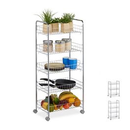 Relaxdays Rollregal aus Metall