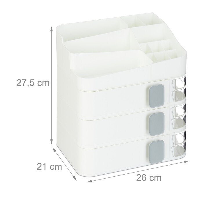 Relaxdays Make Up Organizer mit Schubladen