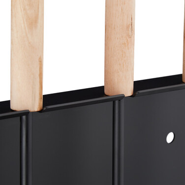 Relaxdays Kaminbesteck modern 4-teilig
