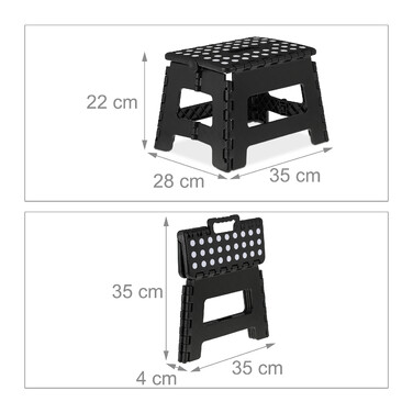 Relaxdays Klapphocker faltbar M
