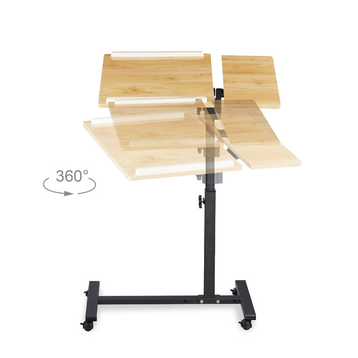 Relaxdays Laptoptisch mit verstellbarem Mauspad