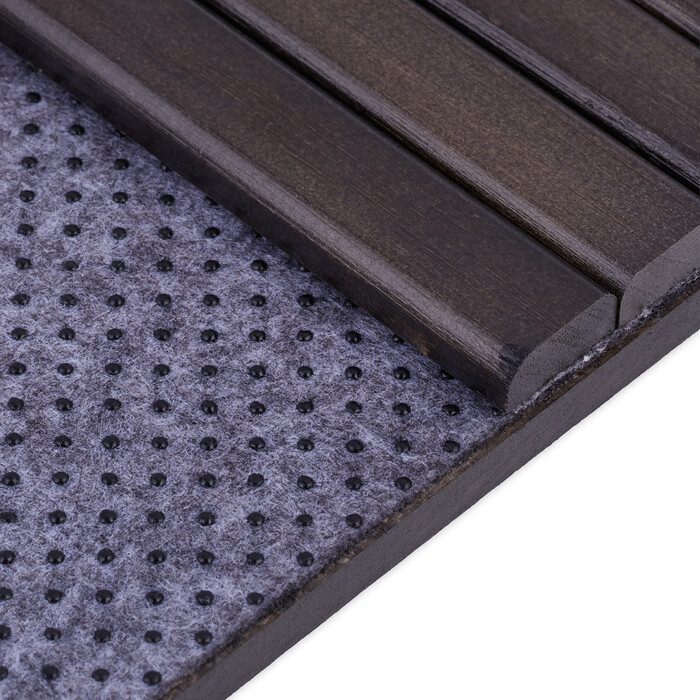 Relaxdays Sofatablett Bambus dunkelbraun