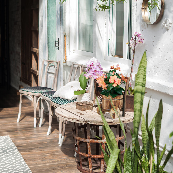 Relaxdays Pflanzschubkarre 2er Set