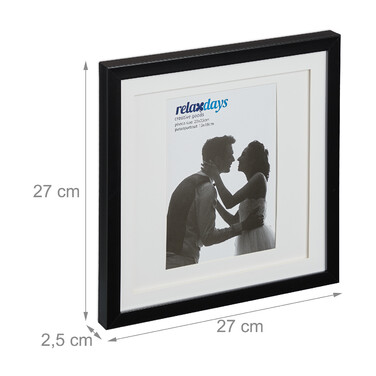 Relaxdays Bilderrahmen 25x25 cm 2er Set