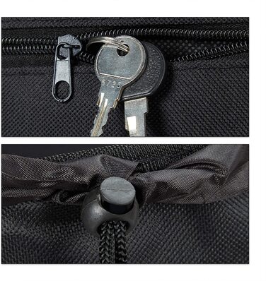Relaxdays Einkaufstrolley klappbar, Abnehmbare Tasche 28 L, Einkaufswagen mit Rollen HxBxT: 92,5 x 42 x 28 cm, schwarz