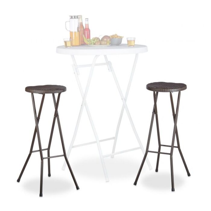 Relaxdays Barhocker klappbar BASTIAN