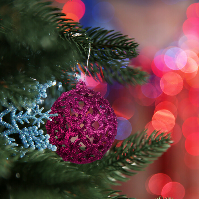 Relaxdays Weihnachtskugeln im 50er Set