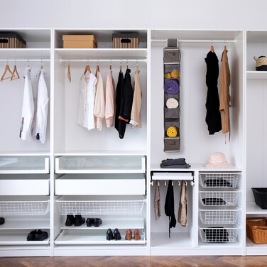Relaxdays Hängeregal Kleiderschrank 7 Fächer