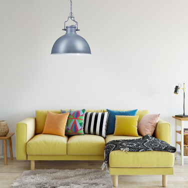 Relaxdays Hängelampe Industrial Look groß