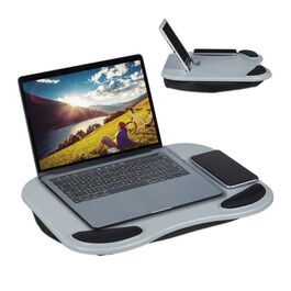 Relaxdays Laptopkissen grau
