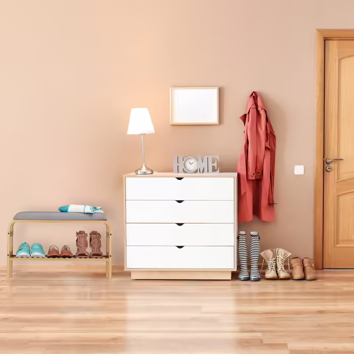 Relaxdays Schuhbank mit Sitzfläche für 3-6 Paar