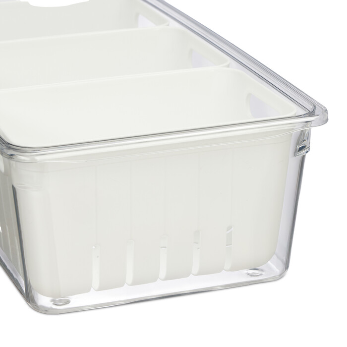 Relaxdays Kühlschrank Organizer 4er Set