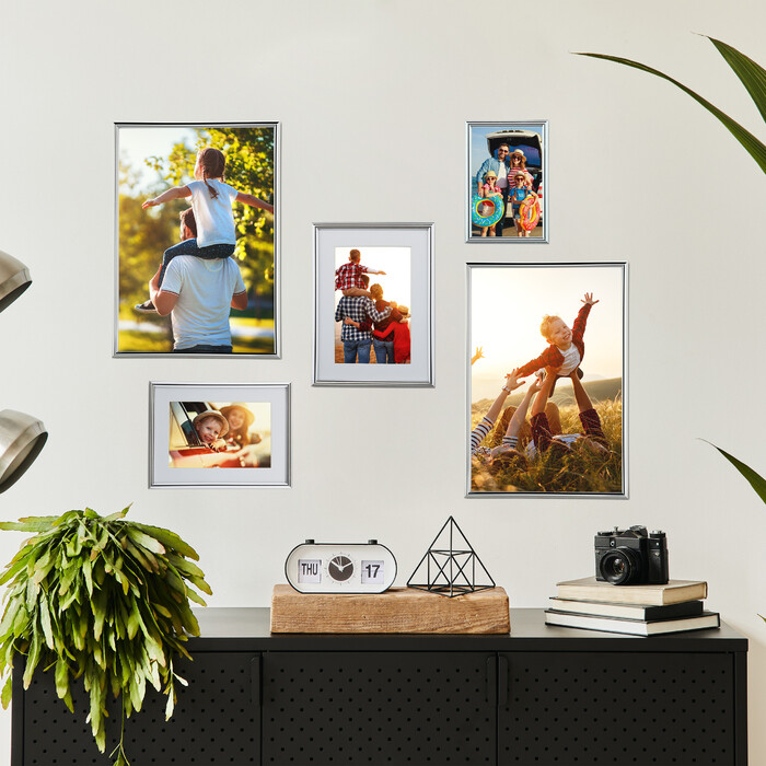 Relaxdays Bilderrahmen 2er Set 15 x 20 cm