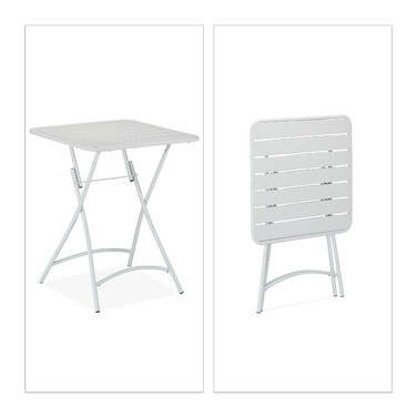 Relaxdays Metall Balkontisch klappbar
