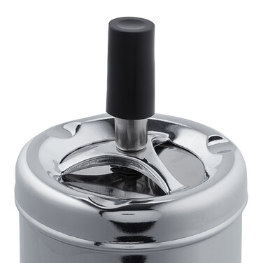 Relaxdays Aschenbecher mit Drehdeckel