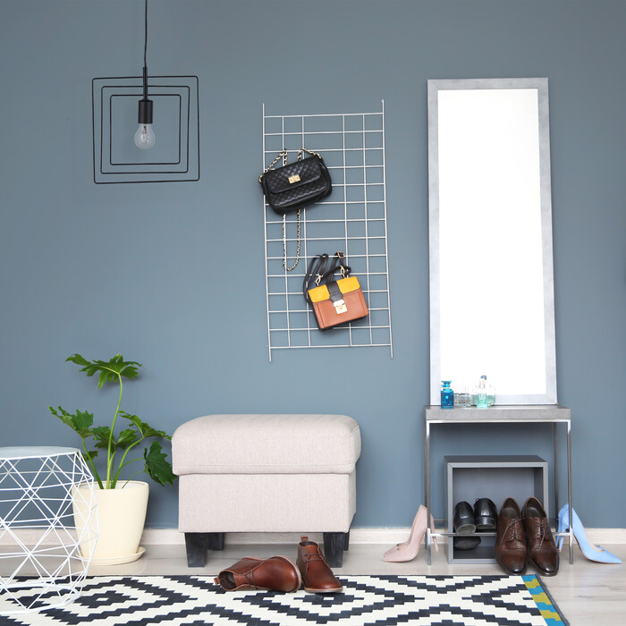 Relaxdays Hängelampe Quadrat schwarz