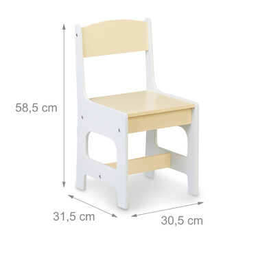 Relaxdays Kindersitzgruppe mit Tafel