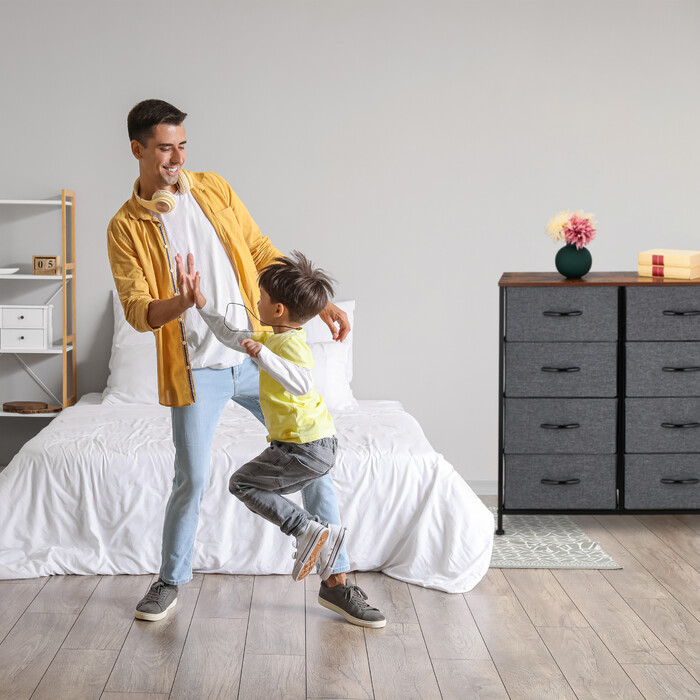 Relaxdays Kommode mit 8 Schubladen
