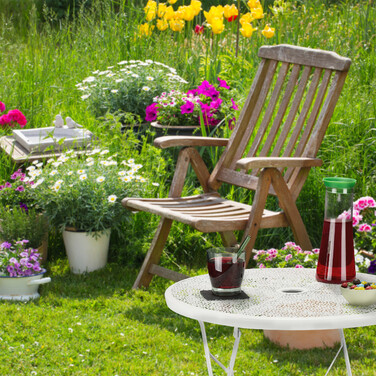 Relaxdays Klappbarer Metall Balkontisch