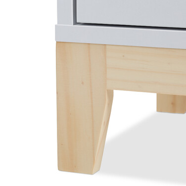 Relaxdays Badezimmerschrank mit 2 Schubladen