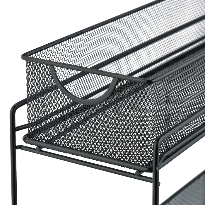 Relaxdays Metall Küchenschrank Organizer