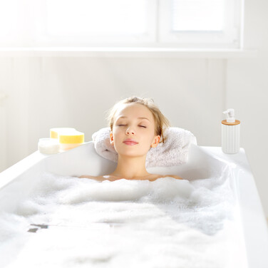 Relaxdays Seifenspender mit Bambus