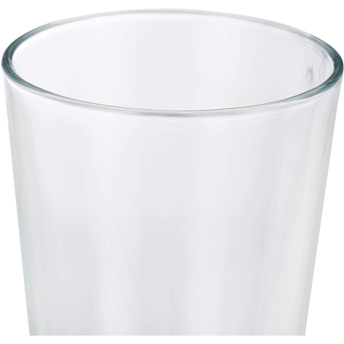 Relaxdays 18er Set Trinkgläser, dickwandige Wassergläser, schlichtes Design, spülmaschinenfest, 500 ml, transparent