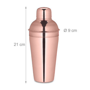Relaxdays 5-teiliges Cocktail Shaker Set