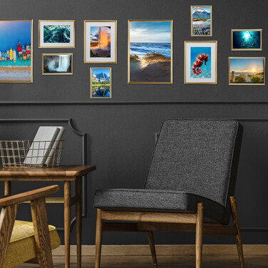 Relaxdays Bilderrahmen 2er Set 13 x 18 cm