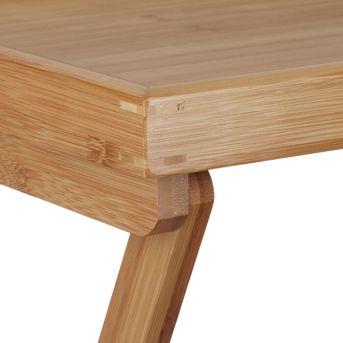 Relaxdays Tabletttisch Bambus