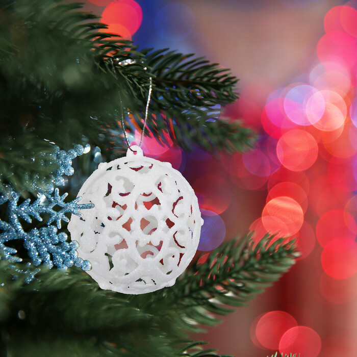 Relaxdays Weihnachtskugeln im 50er Set