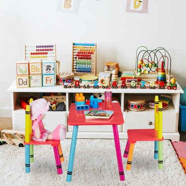 Relaxdays 3-teilige Kindersitzgruppe bunt