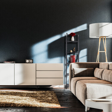 Relaxdays Schmales Standregal mit 5 Ablagen