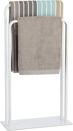 Relaxdays Handtuchständer, freistehend, U-Form, HBT 81x45x20 cm