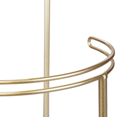 Relaxdays Schmuckständer Marmor gold