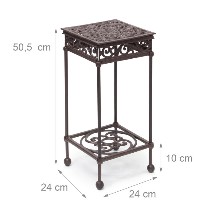 Relaxdays Blumenhocker quadratisch