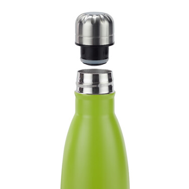 Relaxdays Trinkflasche Edelstahl