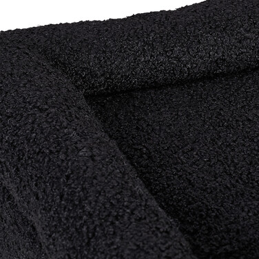 Relaxdays Schwarze Katzenhöhle mit Sitzauflage