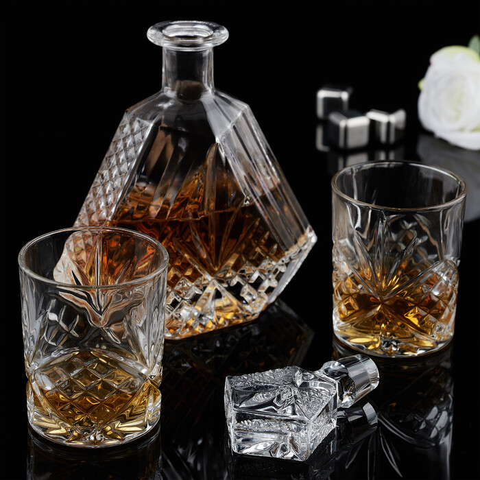 Relaxdays Whisky Set 5-teilig
