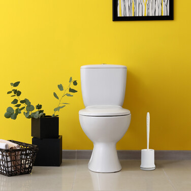 Relaxdays Toilettenbürste mit Wandhalterung