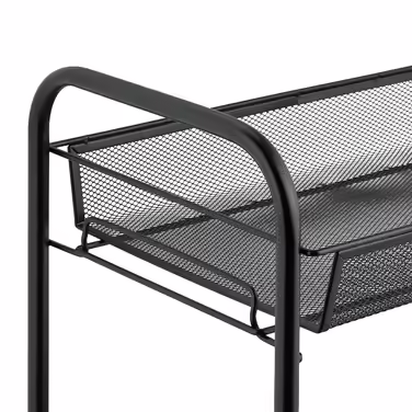 Relaxdays Gewürzregal mit 2 Ablagen aus Metall